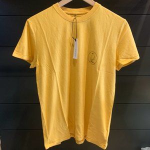 The Cotton Hemp Tee in Canary Eagle